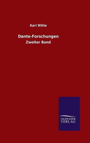 Cover image for Dante-Forschungen: Zweiter Band