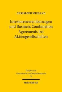 Cover image for Investorenvereinbarungen und Business Combination Agreements bei Aktiengesellschaften