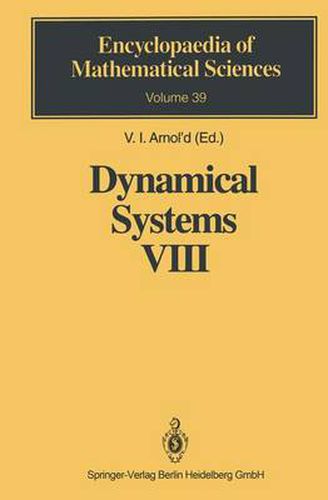 Cover image for Dynamical Systems VIII: Singularity Theory II. Applications