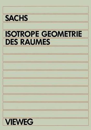 Isotrope Geometrie Des Raumes