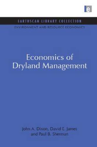 Cover image for Economics of Dryland Management