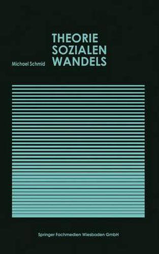Cover image for Theorie Sozialen Wandels