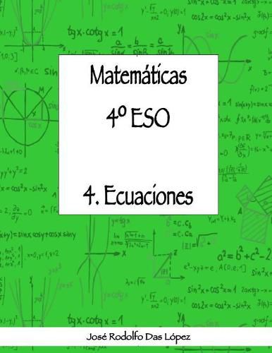 Cover image for Matem+ticas 41/4 ESO - 4. Ecuaciones