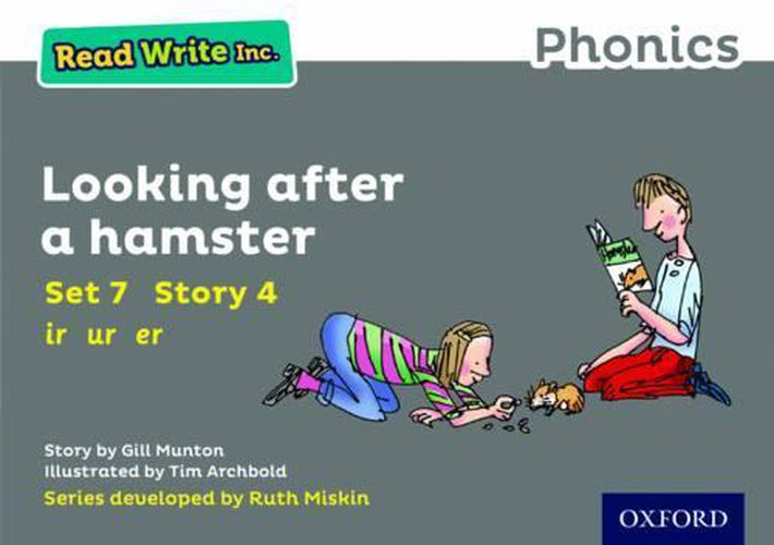 Cover image for Read Write Inc. Phonics: Grey Set 7 Storybook 4 Looking After a Hamster