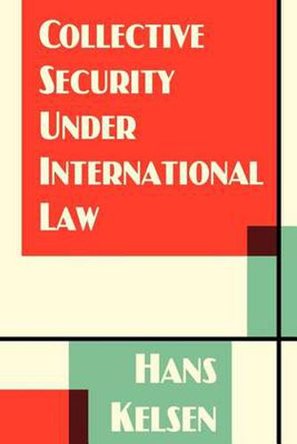 Cover image for Collective Security Under International Law