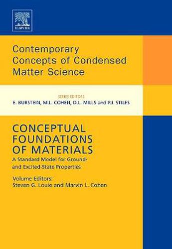 Conceptual Foundations of Materials: A Standard Model for Groundand Excited-State Properties