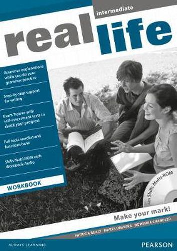 Cover image for Real Life Global Intermediate Workbook & Multi-ROM Pack