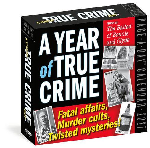 Cover image for A Year of True Crime Page-A-Day (R) Calendar 2027