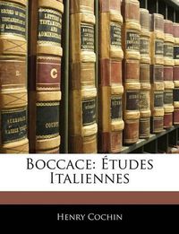 Cover image for Boccace: Tudes Italiennes