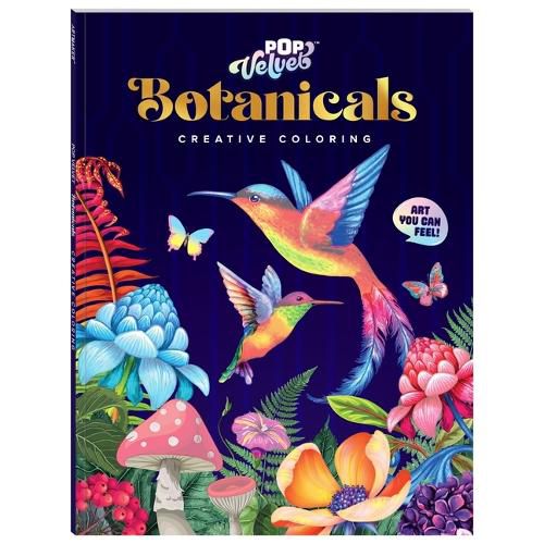 Cover image for Art Maker Pop Velvet Botanicals Coloring Book