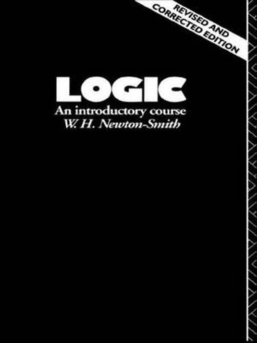 Cover image for Logic: An Introductory Course