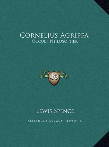 Cover image for Cornelius Agrippa: Occult Philosopher