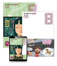 Cover image for Pearson English  8 Student Book and Activity Book with eBook