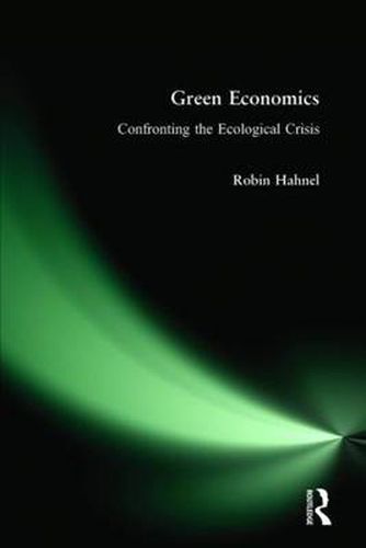 Cover image for Green Economics: Confronting the Ecological Crisis