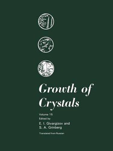 Cover image for Growth of Crystals