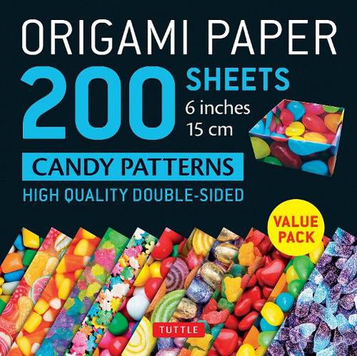 Cover image for Origami Paper 200 sheets Candy Patterns 6" (15 cm)