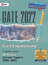 Cover image for Gate 2022 Civil Engineering 26 Years Chapter-Wise Solved Papers (1996-2021)