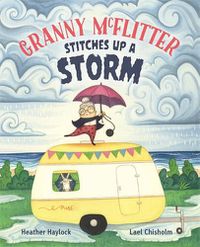 Cover image for Granny McFlitter Stitches Up a Storm