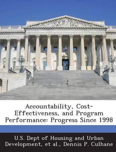 Cover image for Accountability, Cost-Effectiveness, and Program Performance