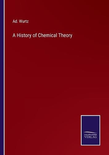 Cover image for A History of Chemical Theory