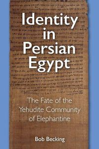 Cover image for Identity in Persian Egypt: The Fate of the Yehudite Community of Elephantine