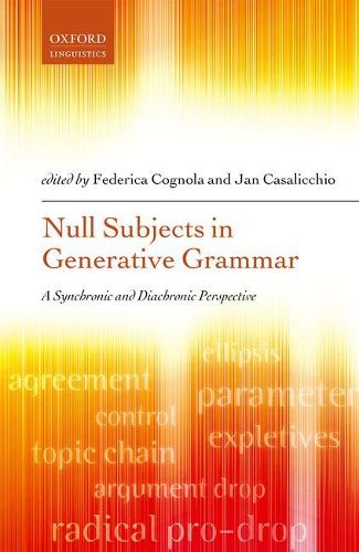 Cover image for Null Subjects in Generative Grammar: A Synchronic and Diachronic Perspective