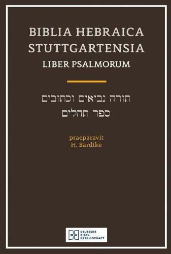 Cover image for Biblia Hebraica Stuttgartensia Liber Psalmorum