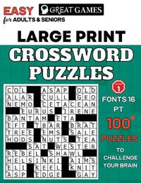 Cover image for Crossword Puzzles for Adults Large Print