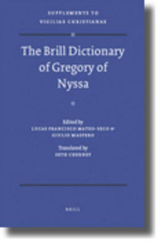 Cover image for The Brill Dictionary of Gregory of Nyssa