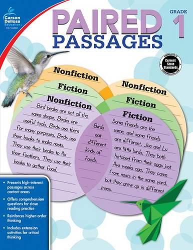 Cover image for Paired Passages, Grade 1