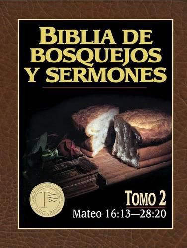 Cover image for Biblia de Bosquejos y Sermones-RV 1960-Mateo V02 16-28