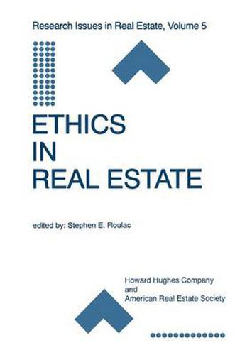 Cover image for Ethics in Real Estate