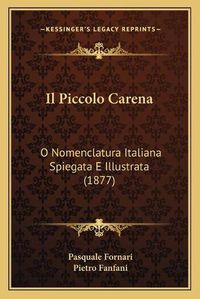 Cover image for Il Piccolo Carena: O Nomenclatura Italiana Spiegata E Illustrata (1877)