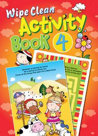 Cover image for Wipe Clean Activity Book 4: Illustrated by Marie Allen