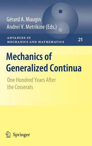 Cover image for Mechanics of Generalized Continua: One Hundred Years After the Cosserats