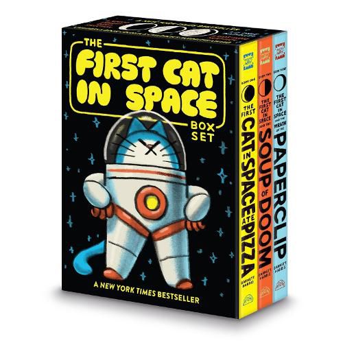 Cover image for The First Cat in Space 3-Book Box Set