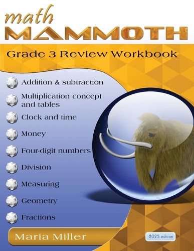 Cover image for Math Mammoth Grade 3 Review Workbook