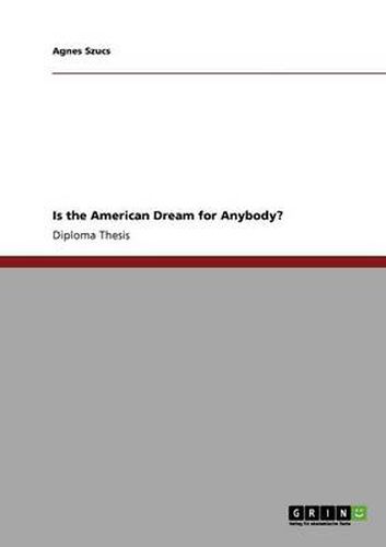 Cover image for Is the American Dream for Anybody?