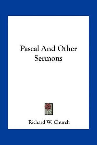 Pascal and Other Sermons