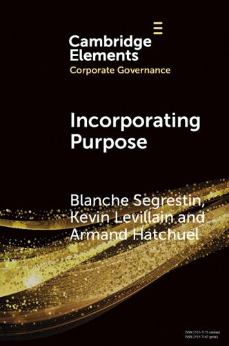 Cover image for Incorporating Purpose