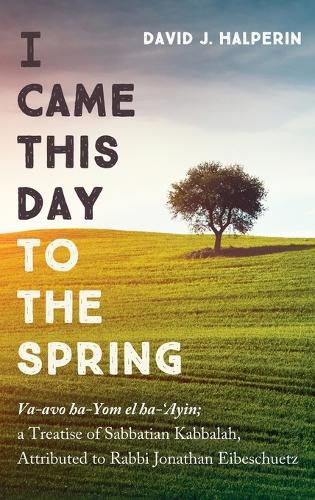 Cover image for I Came This Day to the Spring