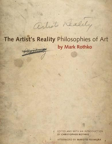 Cover image for The Artist's Reality