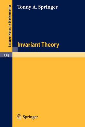 Cover image for Invariant Theory