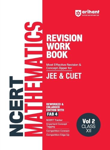 Cover image for Ncert Mathematics Revision Work Book Jee & Cuet Class 12th