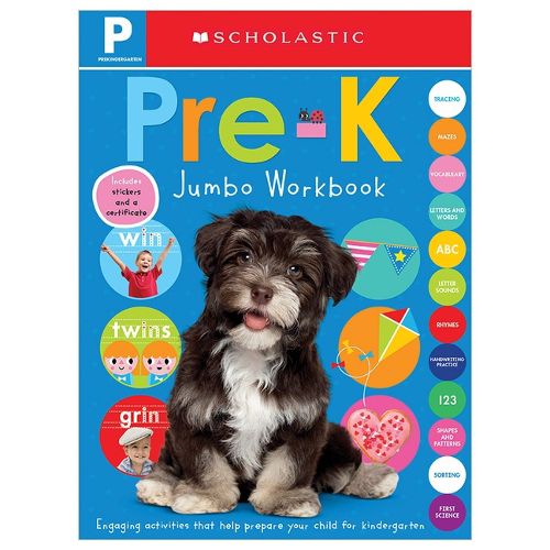Cover image for Pre-K Jumbo Workbook: Scholastic Early Learners (Jumbo Workbook)