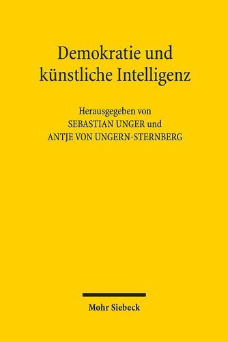 Cover image for Demokratie und kunstliche Intelligenz