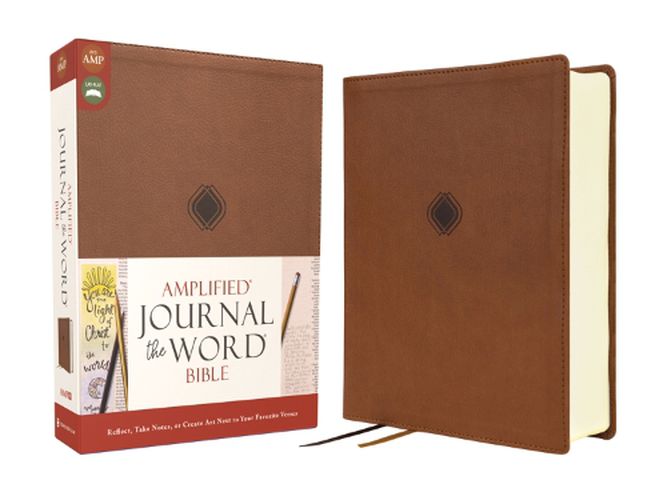 Cover image for Amplified Journal the Word Bible, Leathersoft, Brown