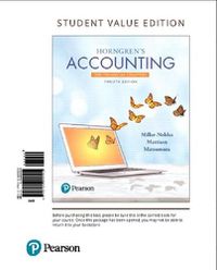 Cover image for Horngren's Accounting, the Financial Chapters