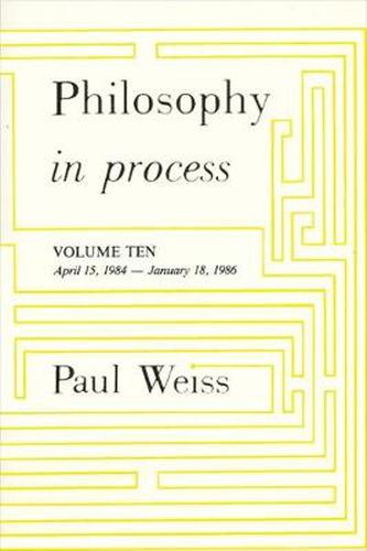 Philosophy in Process: Vol. 10