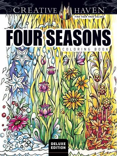 Cover image for Creative Haven Deluxe Edition Four Seasons Coloring Book